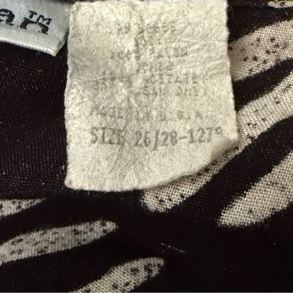 VTG Geometric Bib Collar Button Up Shirt 26/28 XXL 80s Tropical Dopamine Artsy - Picture 11 of 12